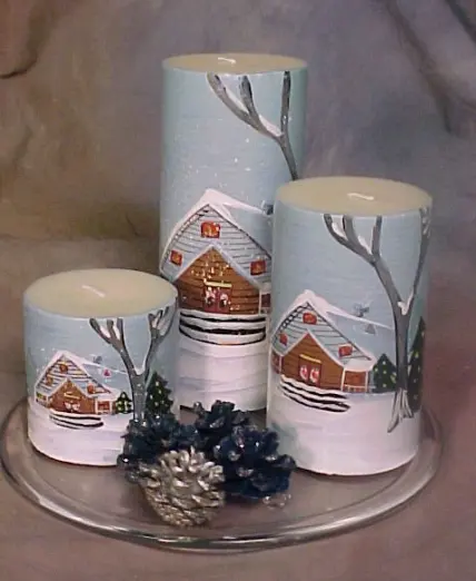 Recalled Snow House Candle gift set