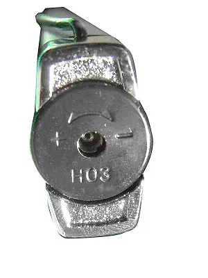 Adjuster knob with date code on the bottom of the recalled Zippo lighters