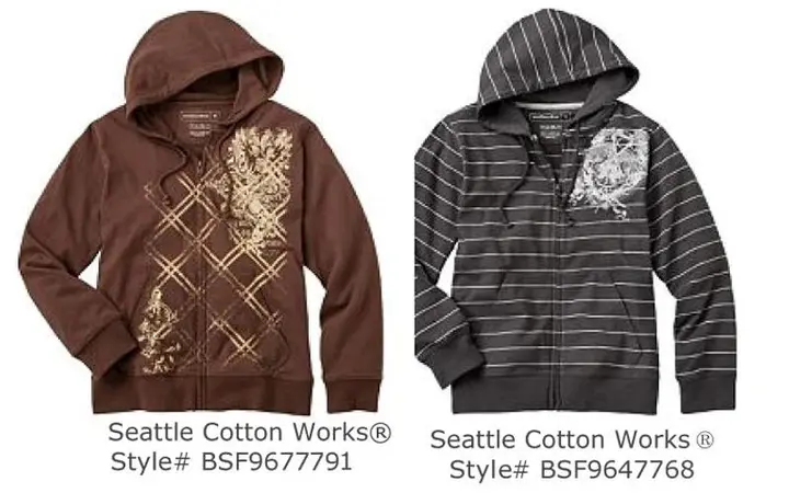 Recalled Hooded Sweatshirts