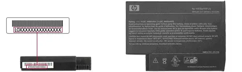 Recalled HP Battery Pack