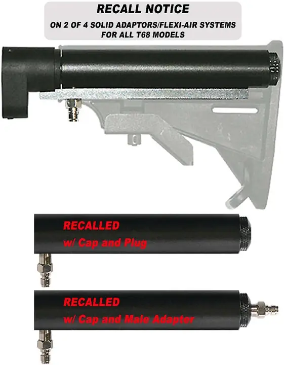 Recalled Paintball Gun Adapter Details