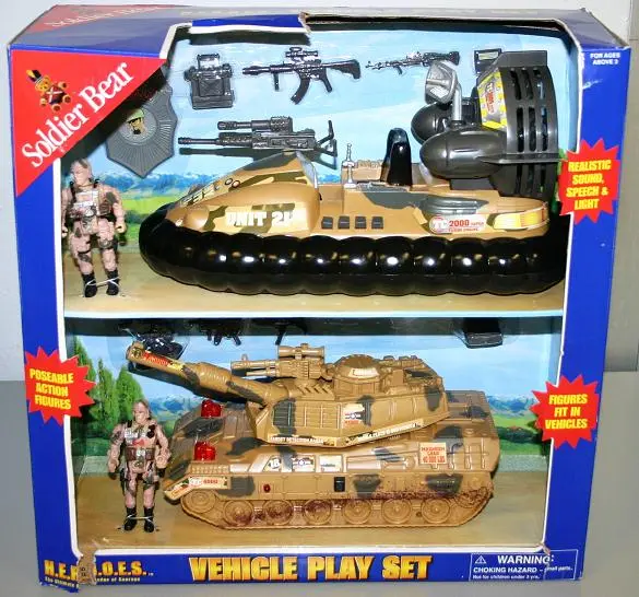 Recalled Military Vehicle Toy Set