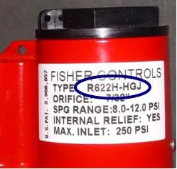Recalled Gas Regulator Label