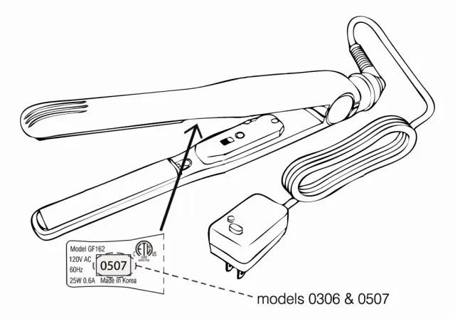 Recalled Hairstyling Iron