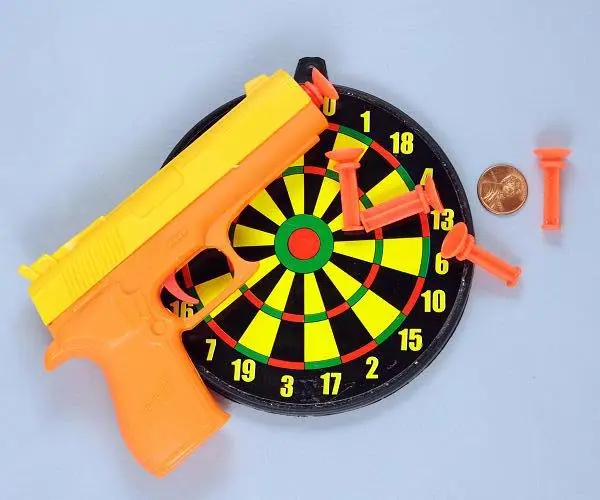 Recalled toy dart gun set