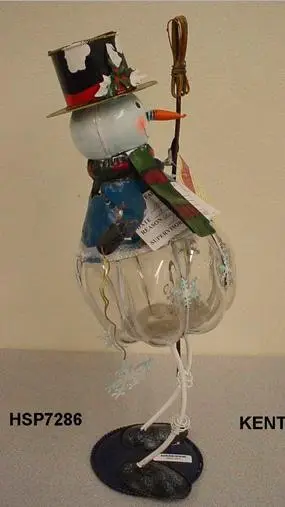 Recalled Snowman Candleholder