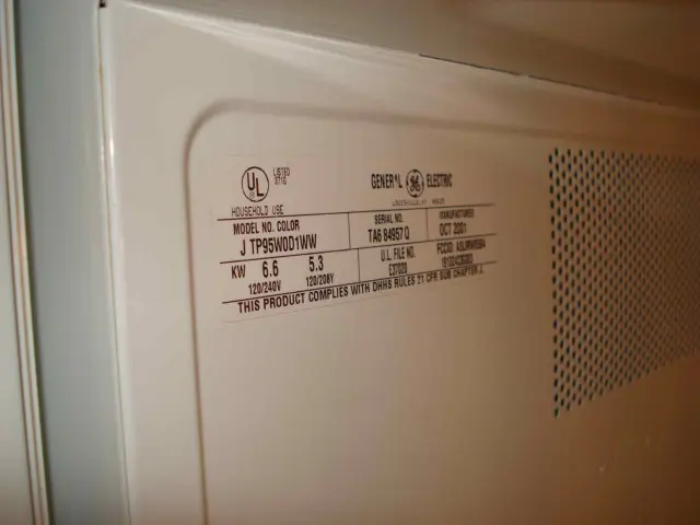 Model and Serial Numbers