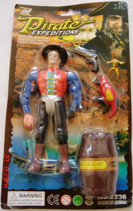 Recalled Pirate Expeditions with Parrot playset