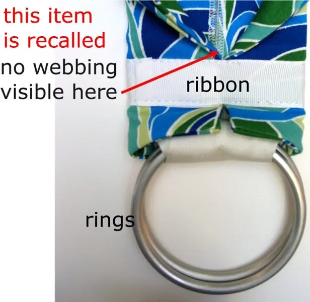 Ring-holding webbing