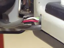 Frayed wiring