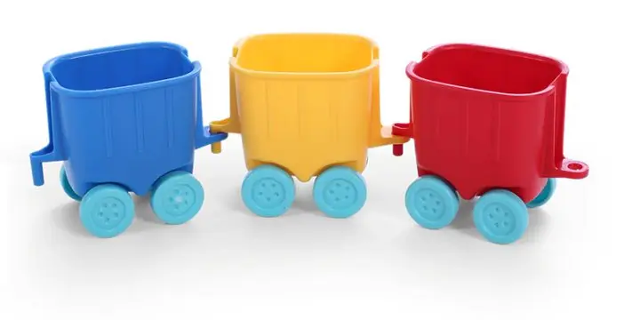 Transportation station train cars