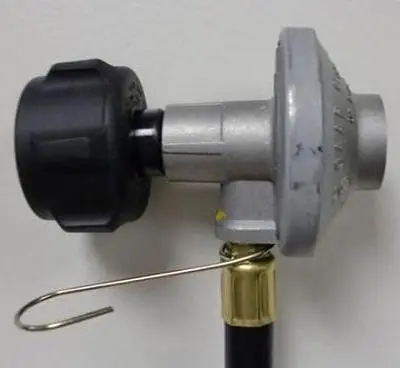 Side view of regulator