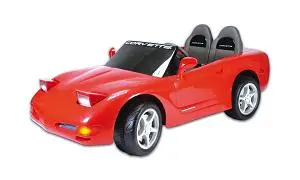 Recalled Red Electroplate Corvette Ride-On Vehicle