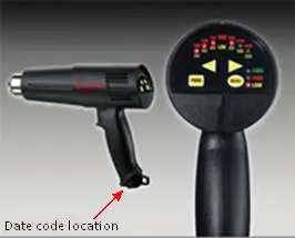 Recalled Heat Gun indicating date code