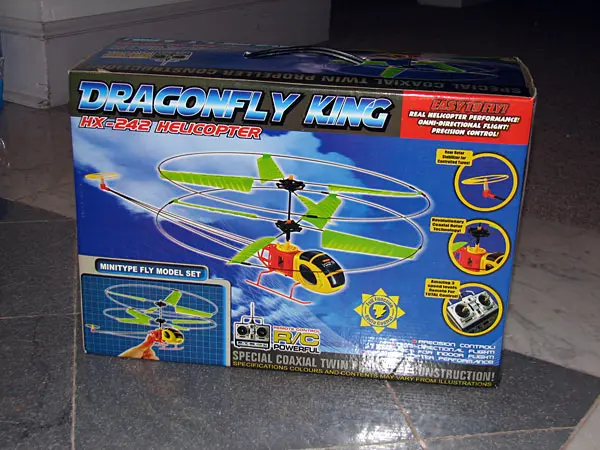 Recalled Toy Helicopter Packaging