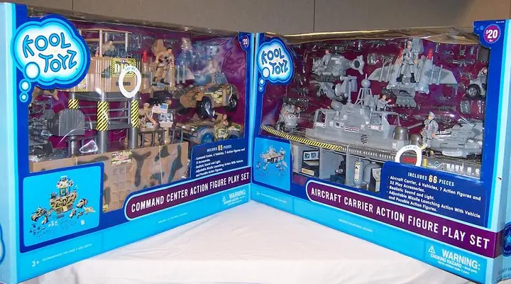 Recalled Command Center Action Figure Play Set and Aircraft Carrier Action Figure Play Set