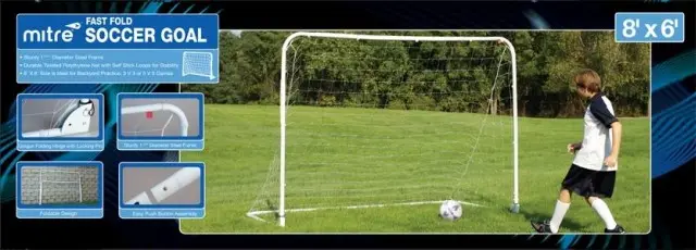 Recalled Mitre Folding Soccer Goal