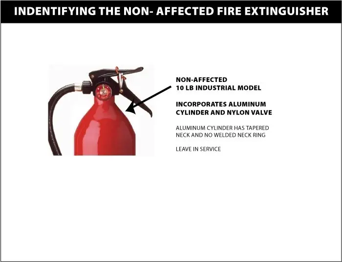 Non-affected model - Leave in service