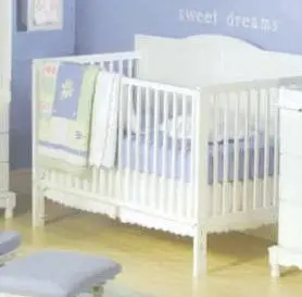 3 -1 Heritage Crib - White Model # DA0504KMC-1W