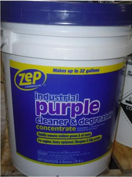 Recalled Zep Industrial Purple Cleaner & Degreaser