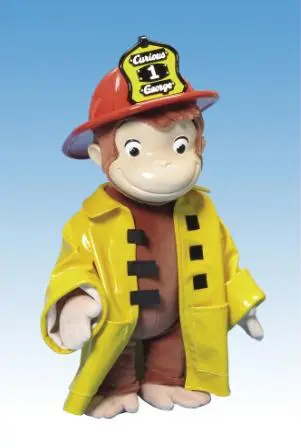 Recalled Curious George Fireman Doll
