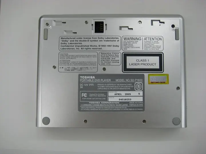 Bottom of the Cabinet for the DVD Player