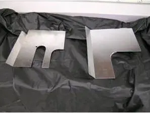 Incorrect Heat Shield and Correct Heat Shield