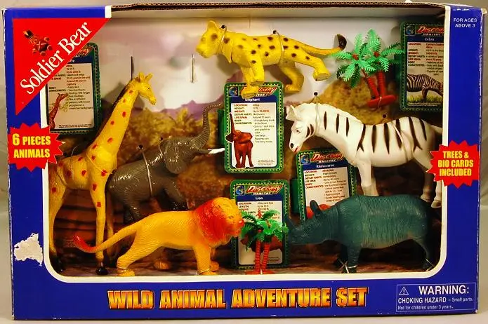 Recalled Wild Animal Adventure Toy Set