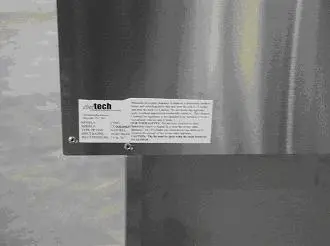 Rating Plate on Grill