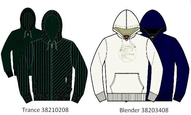 Recalled 38210208 Trance, 38203408 Blender Children's Hooded Sweatshirts