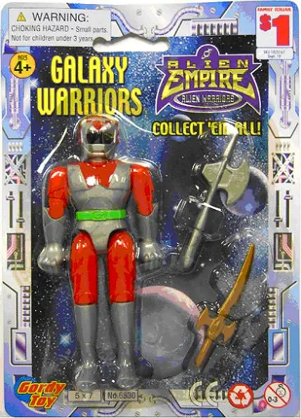 Recalled Galaxy Warrior Toy Packaging