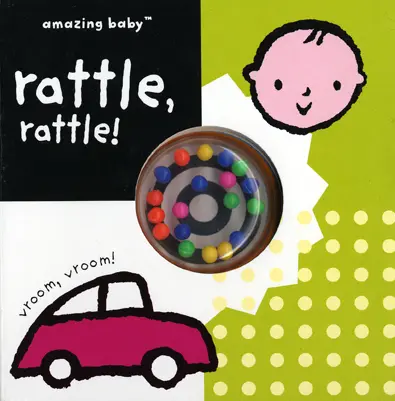 Amazing Baby Rattle, Rattle Board Book