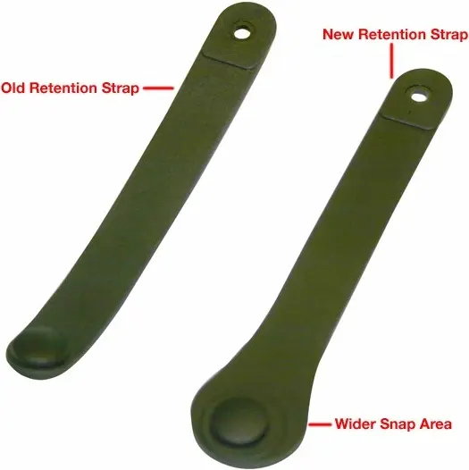 Old and New Retention Straps