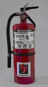 Recalled Fire Extinguisher model WBSF-ABC340AP