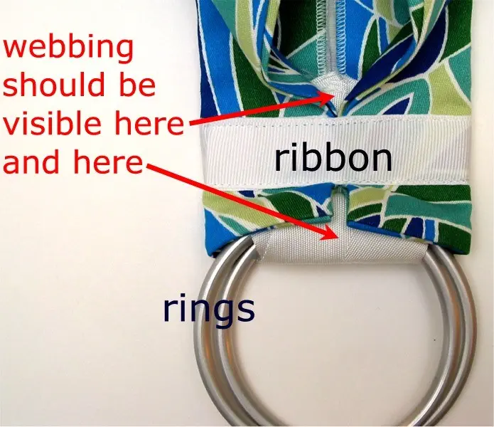 Ring-holding webbing