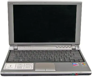 Sony Notebook Computer with Recalled Battery