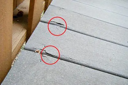 Damaged Decking