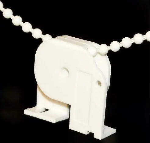 Tension device permanently attached to the bead chain