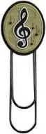 Recalled Music Symbol Cool Clips™ Bookmark