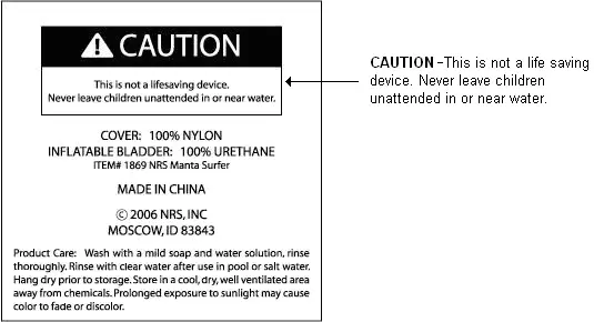 Caution Label