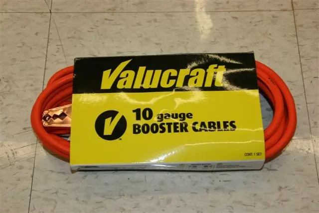 Recalled ten gauge booster cables