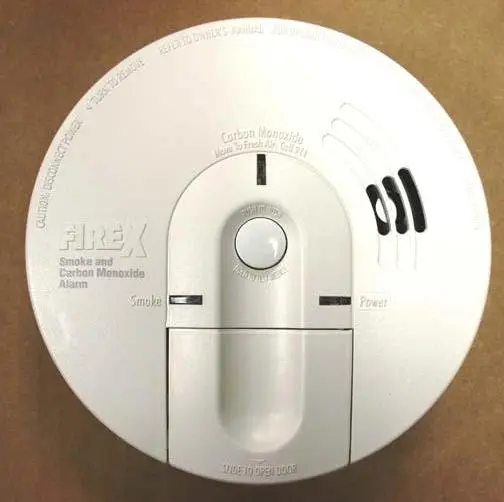 Recalled 12000 Series CO/Smoke Combo Alarm, front