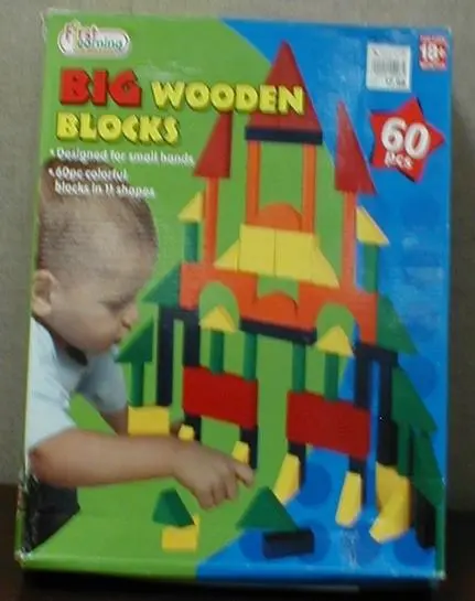 Recalled 60-piece Big Wooden Learning Blocks