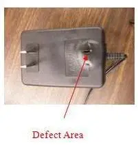 Adaptor Defect Area