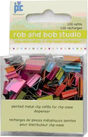 Recalled Clip-Ease model number 28-1085 metal clips