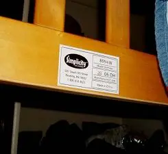 Recalled Crib - Label Location