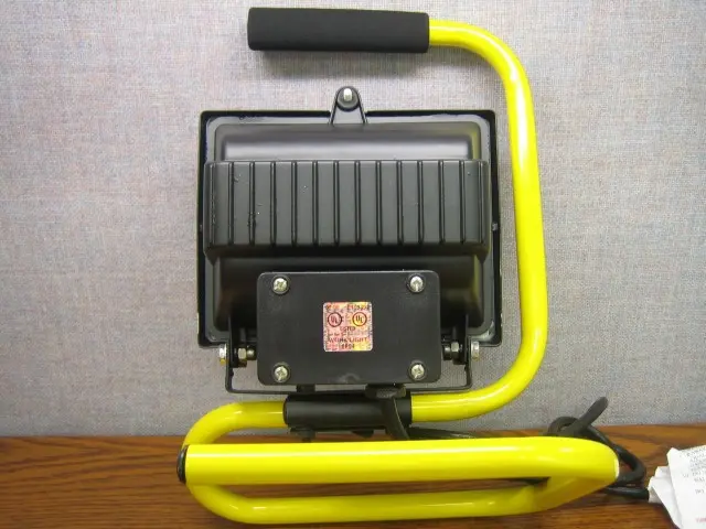 Back of the Halogen Work Lamp