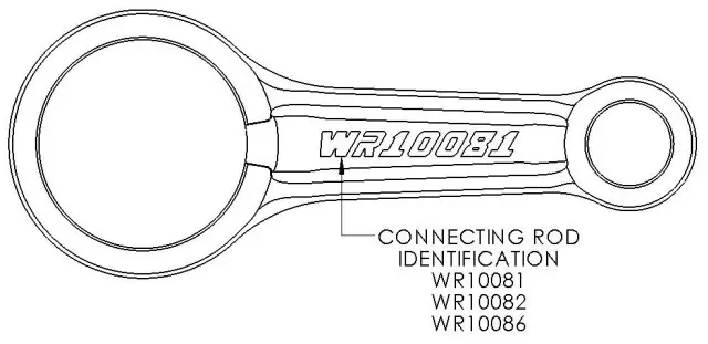 Identification Number on Engine Part